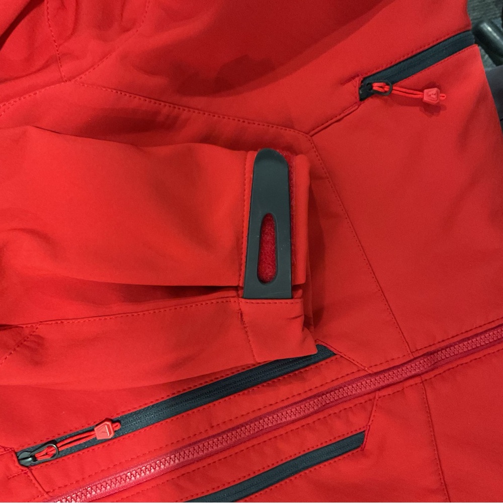 Eddie Bauer First Ascent Red Softshell Hooded Jac… - image 6